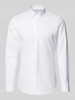 Jake*s Super slim fit smokingoverhemd met kentkraag