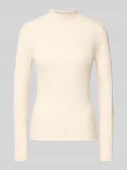 Opus Shirt met lange mouwen en opstaande kraag model 'Suhanna'