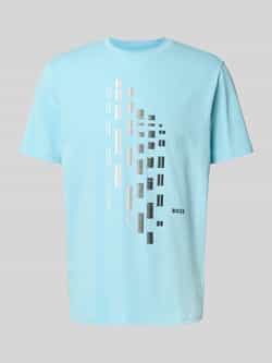 BOSS Green Relaxed fit T-shirt van katoenmix model 'TEE'