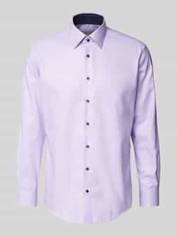ETERNA REGULAR FIT Modern fit zakelijk overhemd met knoopsluiting