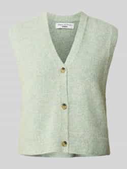 Marc O'Polo DENIM Regular fit mouwloos vest van katoenmix met alpaca