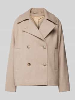 SELECTED FEMME Dames Jassen Slfalma Short Wool Jacket Zand