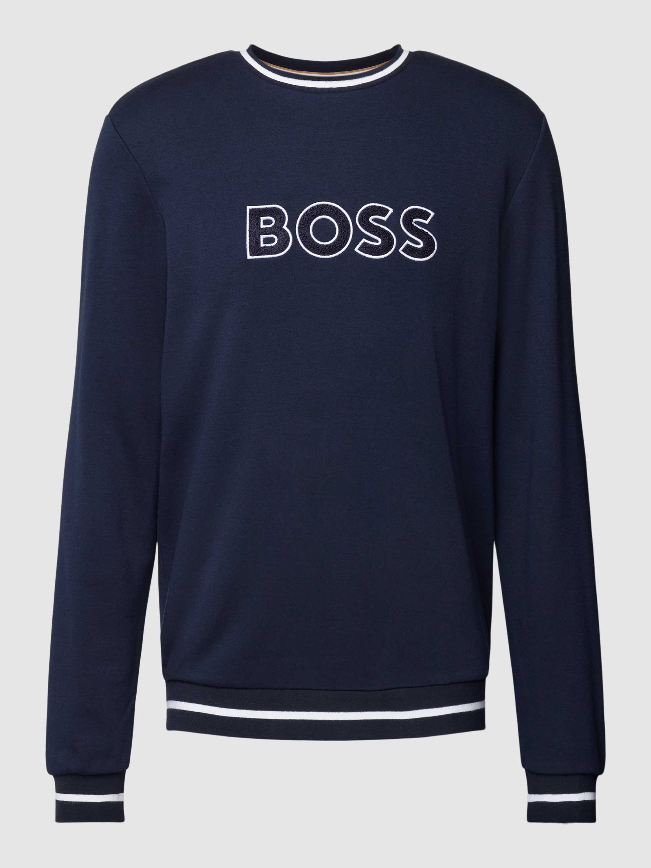 Boss Sweatshirt met logostitching