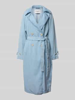 Marc O'Polo DENIM Lange jeansjas met strikceintuur