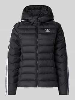 Adidas Originals Slim fit gewatteerd jack met labelstitching