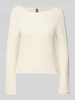 Pieces Regular fit pullover met boothals model 'SIRI'