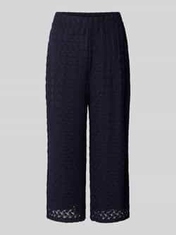 S.Oliver BLACK LABEL Wide leg culotte met kantpatroon