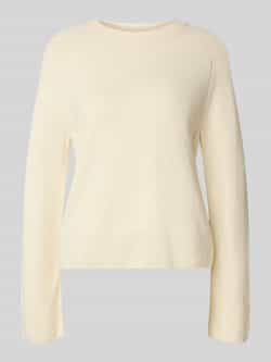 LANIUS Korte wollen pullover met ronde hals