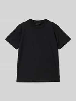 CARS JEANS T-shirt met geribde ronde hals