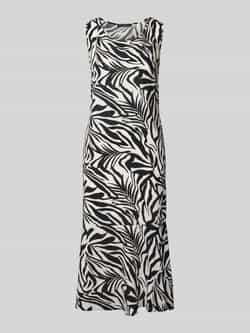 Betty Barclay Midi-jurk van pure viscose met boothals