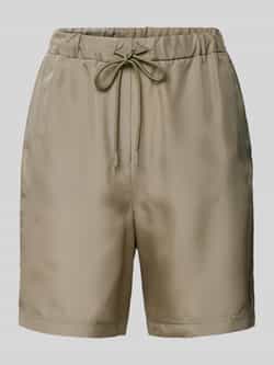 Marella Regular fit zijden korte broek en achterzakken model 'BORBONA'