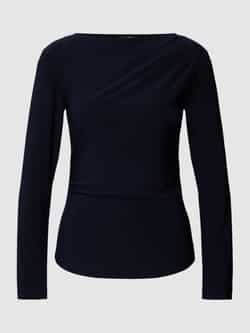 Zero Shirt met lange mouwen en draperingen