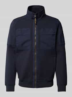 PME Legend Sweatjack met paspelzakken op de borst