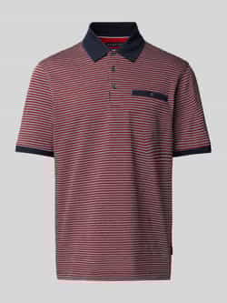 Bugatti Poloshirt met labeldetail