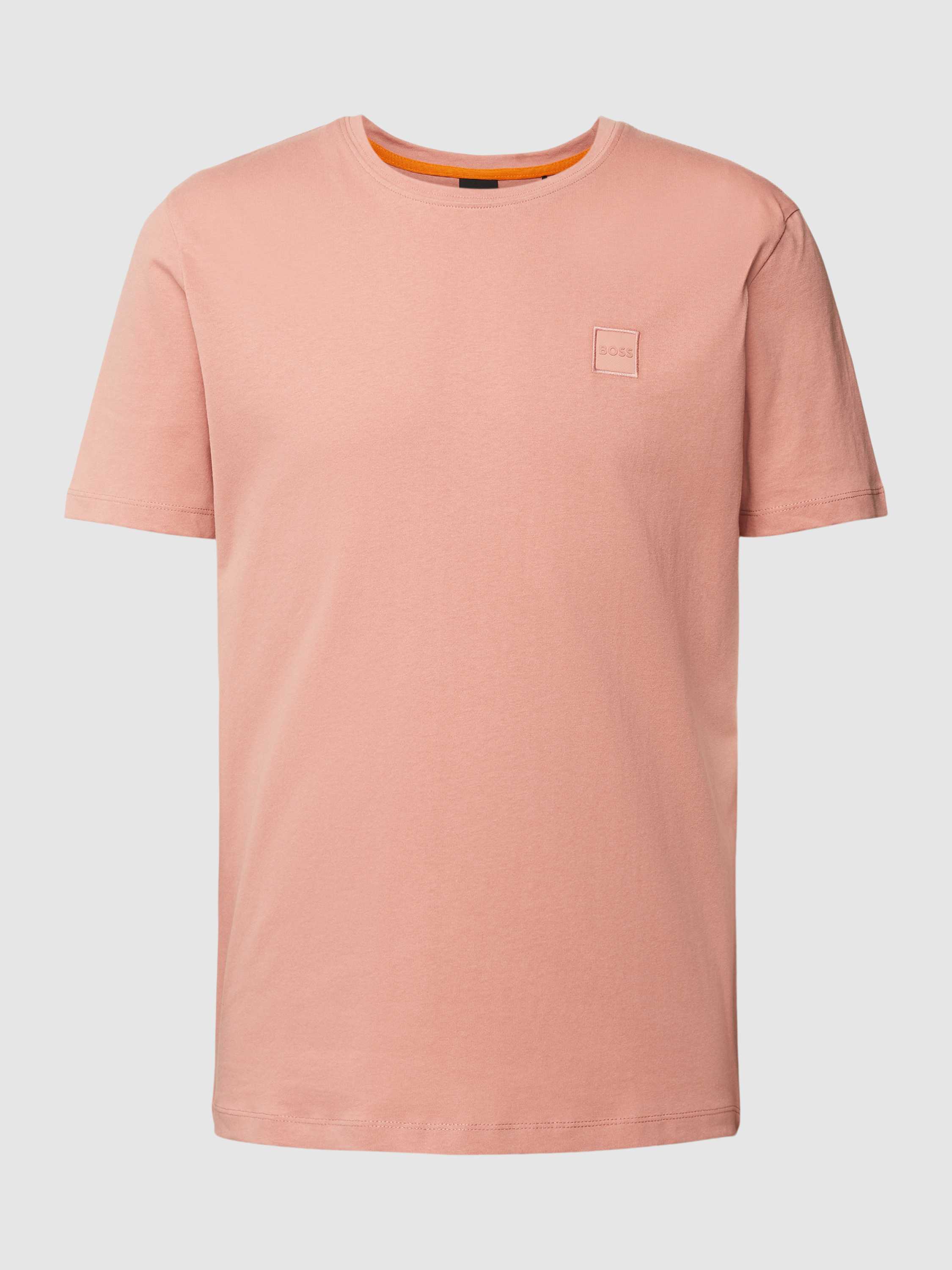 Boss Orange T-shirt met labeldetail model 'Tales'