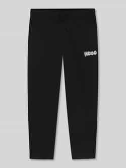 Hugo Blue Loose fit joggingbroek van puur katoen model 'NYROTRO'