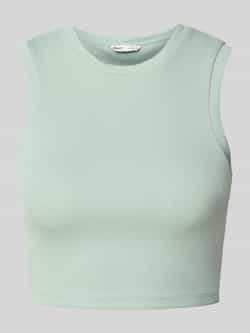 Only Slim fit korte tops van katoenmix model 'VILMA'