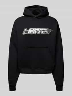 Low Lights Studios Hoodie met labelprint model 'Lightning'