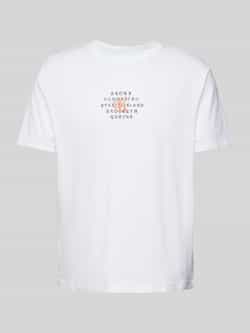 Calvin Klein Jeans T-shirt met logostitching model 'NYC STAMP'