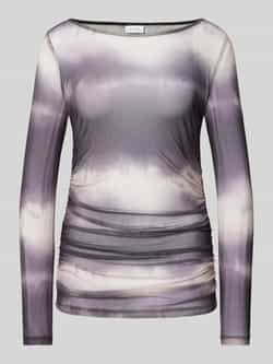 Vila Shirt met lange mouwen en ronde hals model 'VOLETTIS'