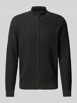 OLYMP Level Five Gebreid vest met opstaande kraag
