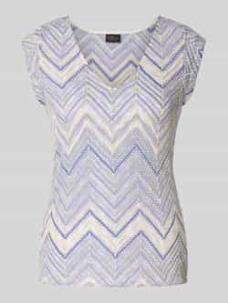 S.Oliver BLACK LABEL Regular fit T-shirt met V-hals