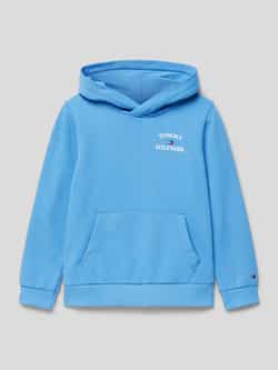 Tommy Hilfiger Teens Bluza z kapturem o kroju comfort fit z wyhaftowanym logo