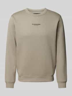G-Star RAW Sweatshirt Center chest logo met logoprint voor