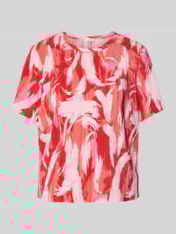 s.Oliver RED LABEL Regular fit T-shirt met plissé