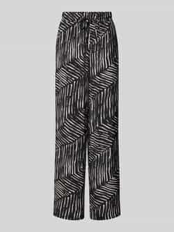 Opus Stoffen broek van viscose met elastische band model 'Marou'