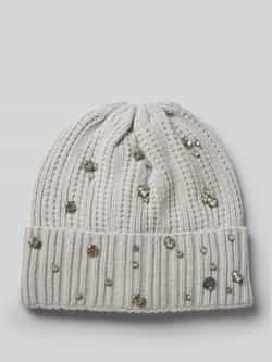 Liu Jo White Beanie met siersteentjes