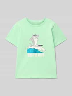 Tom Tailor Regular fit T-shirt van puur katoen