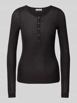 Weekday Shirt met lange mouwen in semi-transparant design