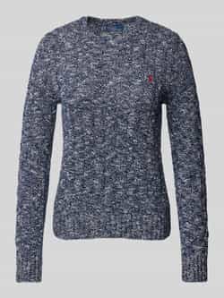 Polo Ralph Lauren Gebreide pullover met kabelpatroon model 'RAGG JULIE'