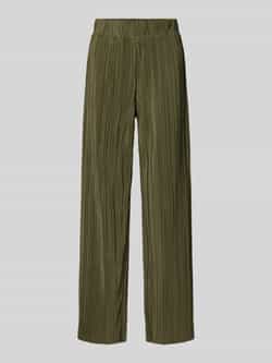Only Flared stoffen broek met plissévouwen model 'RAVENNA'