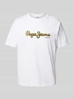 Pepe Jeans T-shirt DORIAN TEE met merkopschrift vooraan