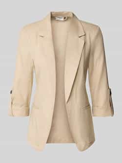 Only Loose fit blazer van een mix van viscose en linnen model 'CARO'