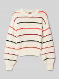 Garcia Gebreide pullover met ronde hals