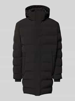 JOOP! Collection Regular fit gewatteerde lange jas met steekzakken model 'Chadwick'