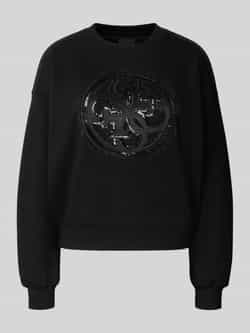 Guess Sweatshirt met logo en ronde hals