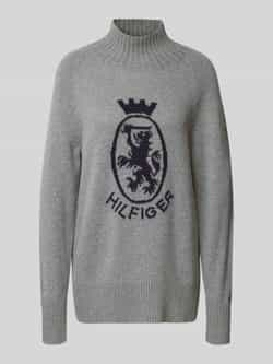 Tommy Hilfiger Regular fit gebreide pullover van een mix van wol en katoen