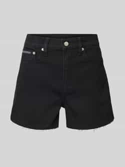 Calvin Klein Jeans Korte mom fit jeans met gerafelde zoom