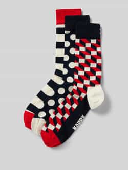 Happy Socks Sokken met stretch model 'Classic' in een set van 3 paar