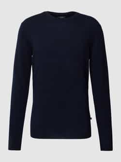 Matinique Gebreide pullover van kasjmier met ronde hals model 'mordy'