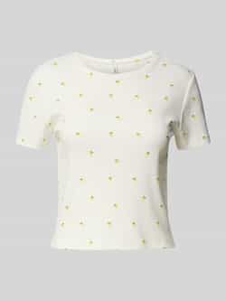 Only Shirt met korte mouwen ONLFENJA LIFE SS AOP TOP JRS NOOS