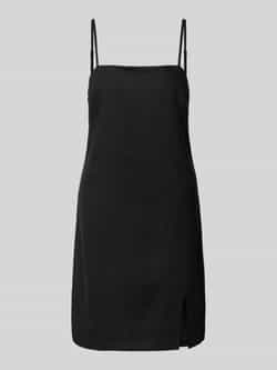 Only Linnen jurk met vierkante hals model 'CARO'