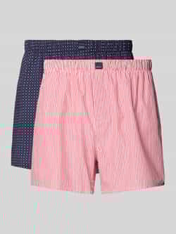 Christian Berg Men Boxershort met labelpatch in een set van 2 stuks