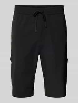 BOSS Green Regular fit korte cargobroek met elastische band model 'Urbanex'