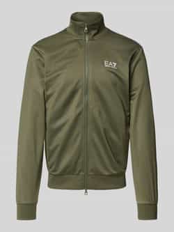 EA7 Emporio Armani Trainingsjack met tweewegsritssluiting en logo