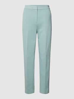 Jake*s Collection Broek met recht model en omzoomde boorden